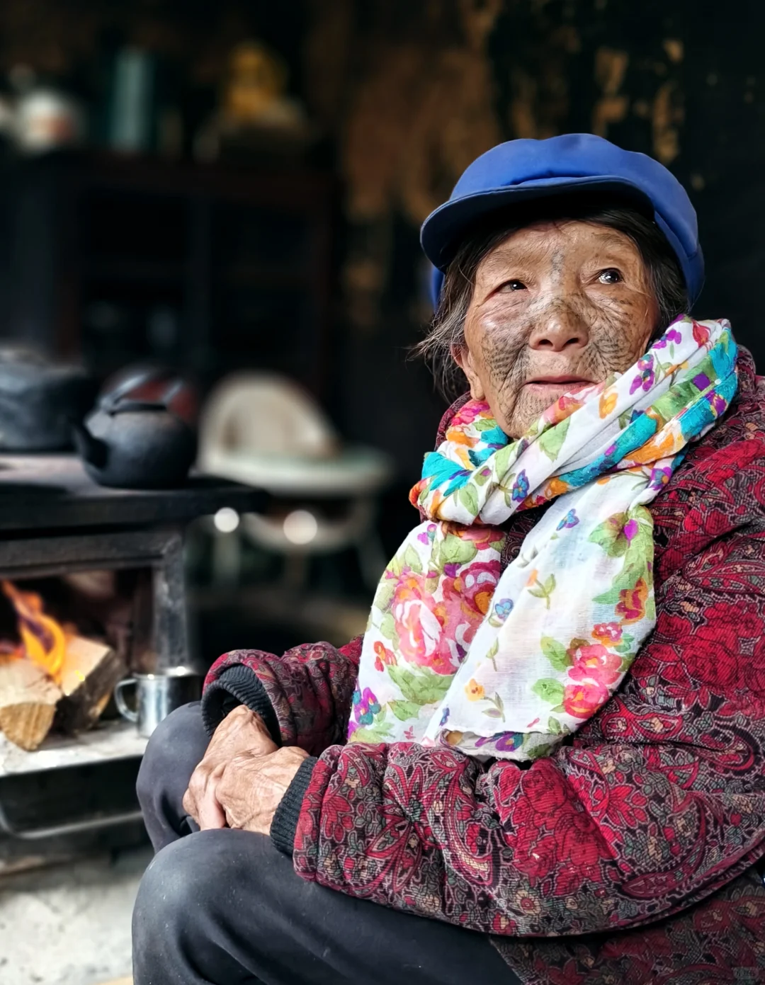 秘境独龙江纹面女