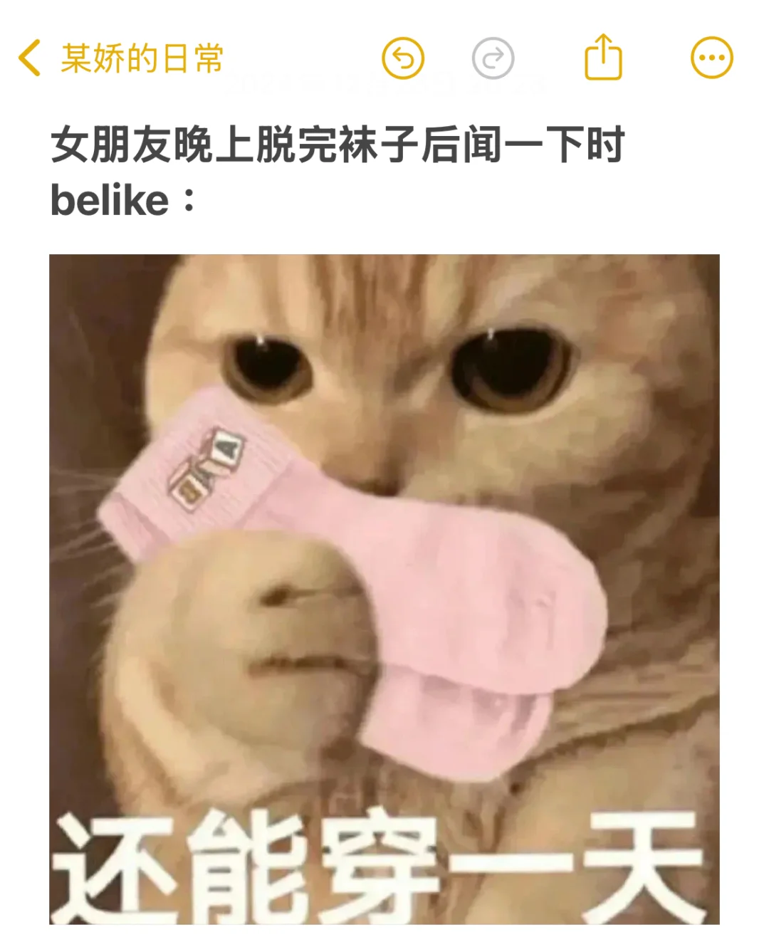 女朋友晚上脱完袜子后闻一下时 belike