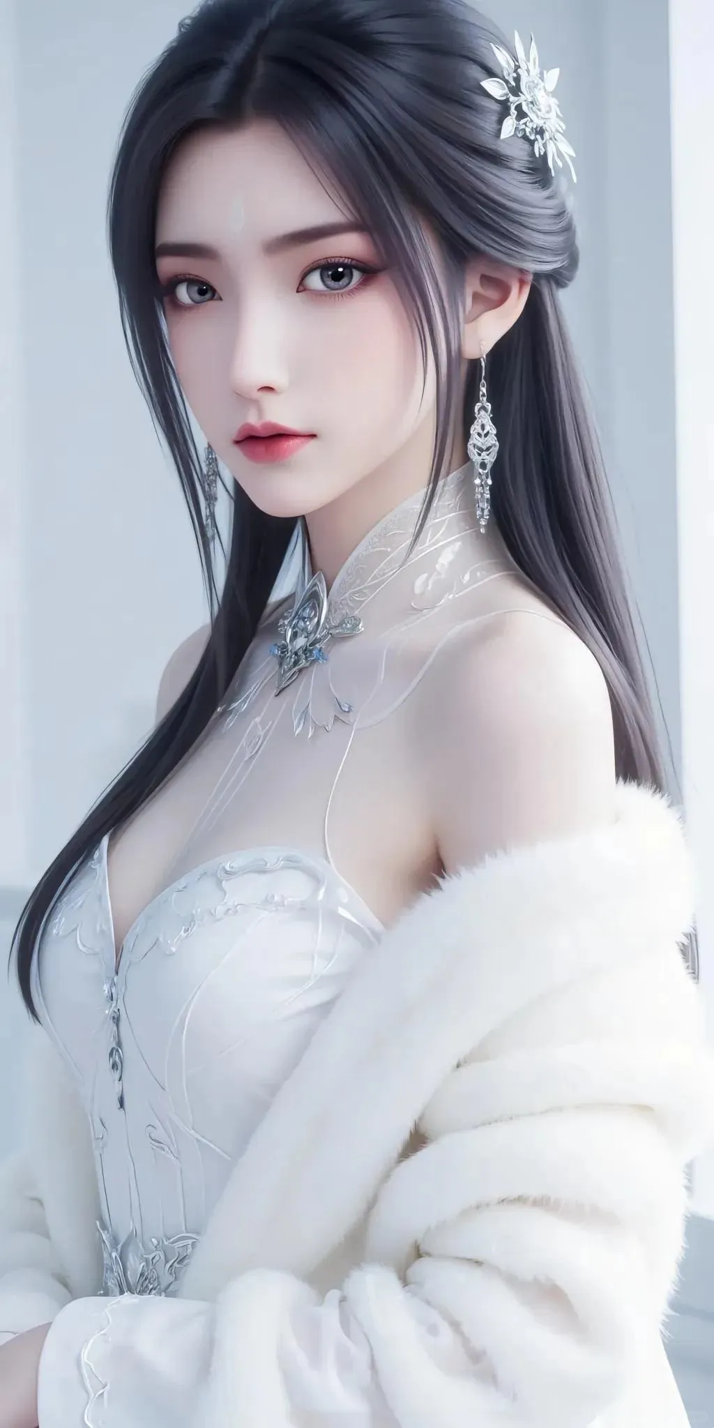 国漫女神＃白衣芳华陆雪琪