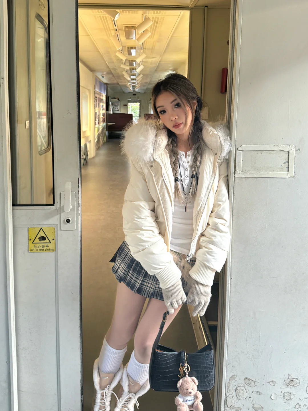 150ootd/冬日恋歌 ིྀ.｡?美式甜辣女孩穿搭