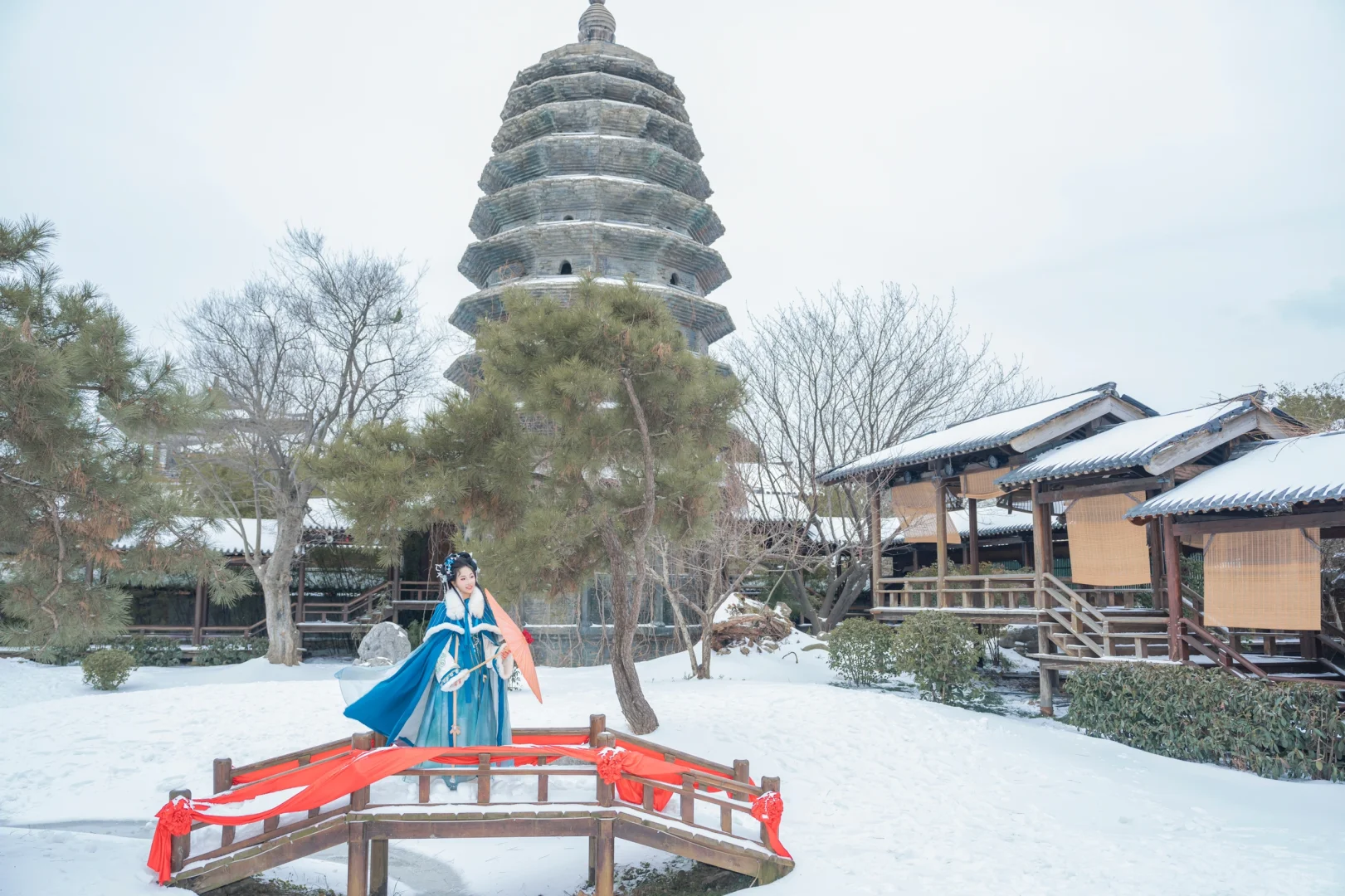 襄阳下雪了❄️接下来的唐城将是这样?