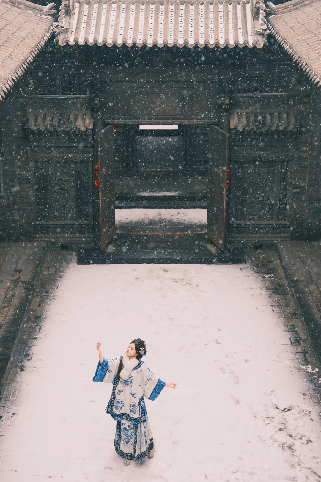 晋商少奶奶写真 2️⃣9️⃣9️⃣⁉️雪天太出片啦‼️