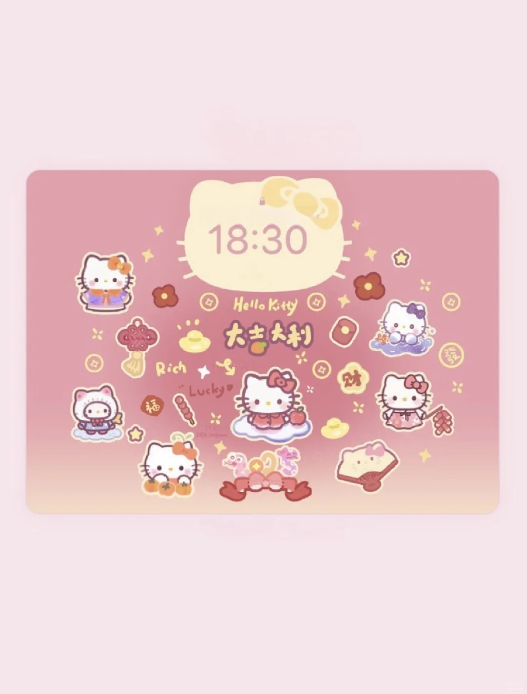 新年喜乐hellokitty|ipad平板壁纸|||✨