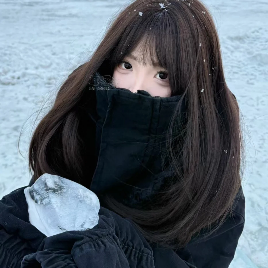 WeChat下雪天不吃拉面女头