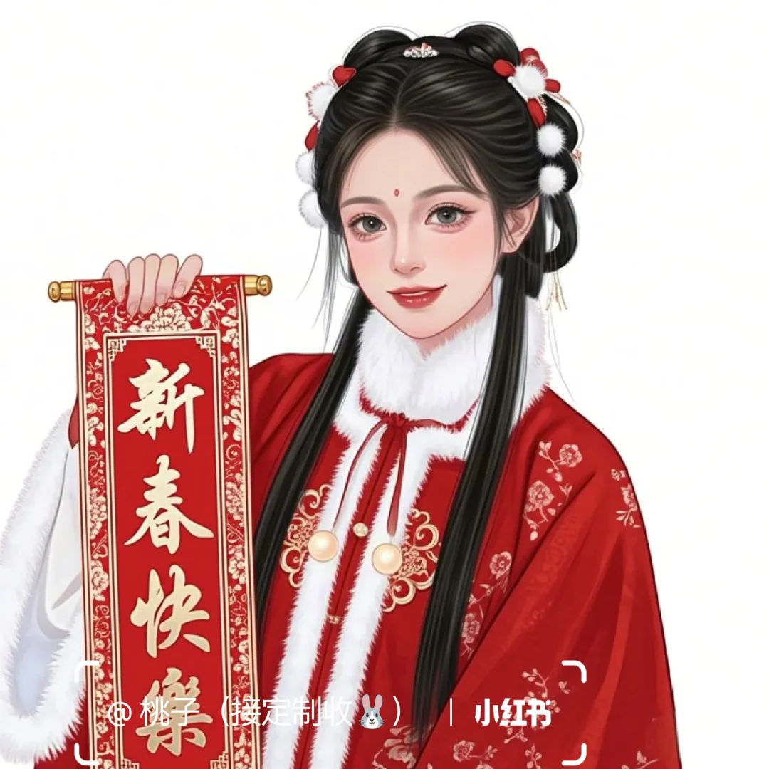 申请成为你的新年头像️女生头像定制