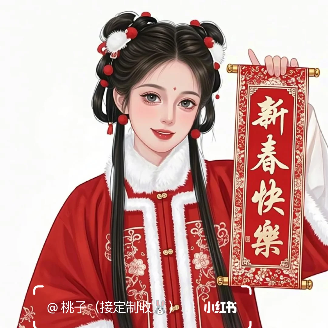 申请成为你的新年头像️女生头像定制