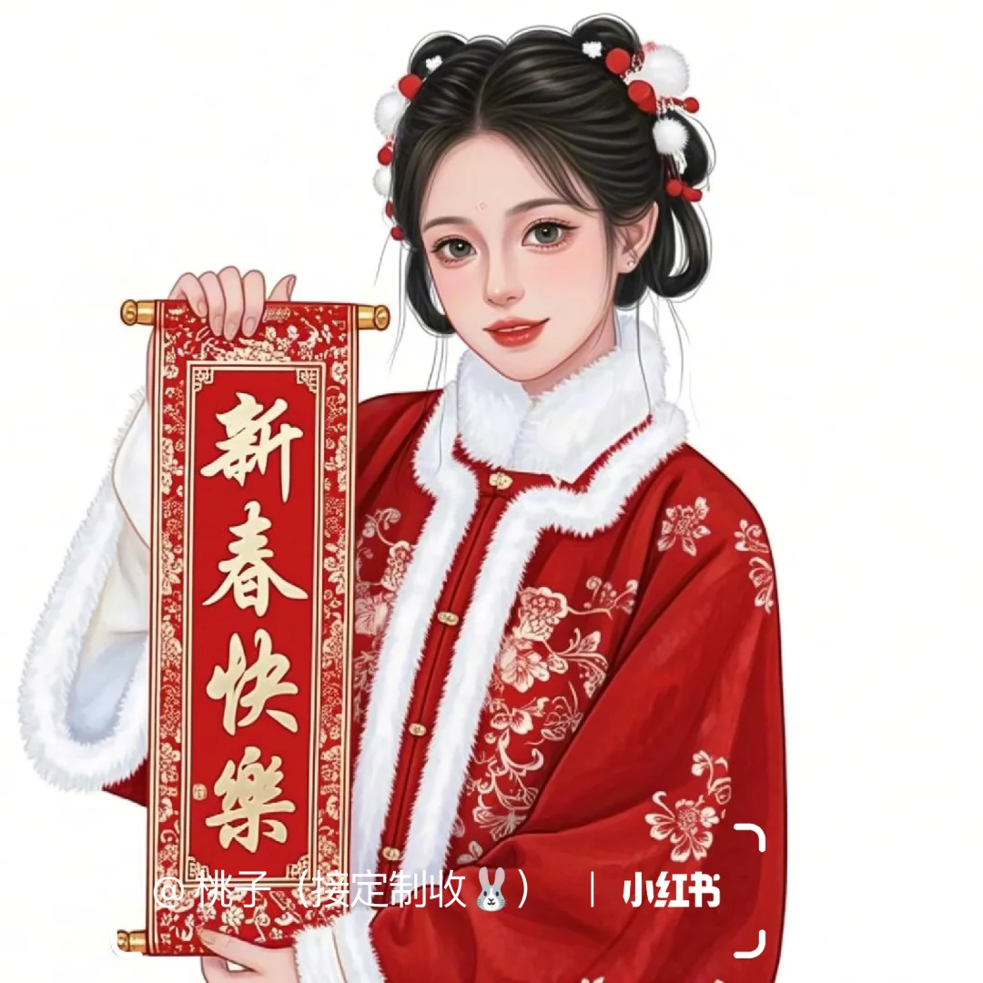 申请成为你的新年头像️女生头像定制