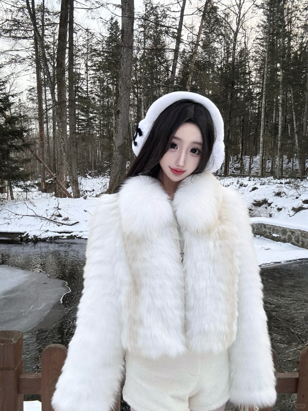 长白山太美啦！！雪岭穿搭❄️附全身?～