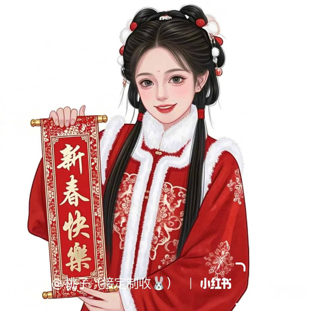 申请成为你的新年头像️女生头像定制