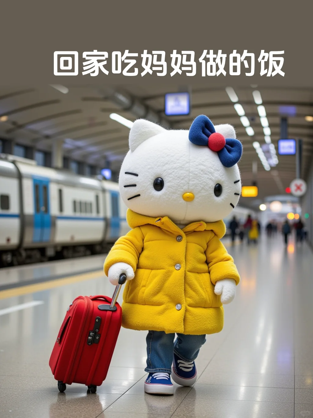 Kitty表情包|年前最后一班岗这样发朋友圈