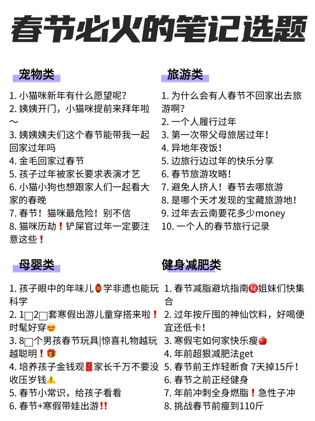 所有博主看过来！春节必火的选题拍起来