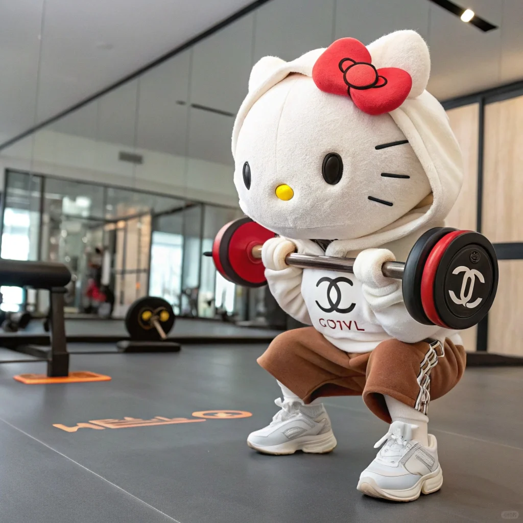 像不像你练臀?不努力你当我是hellokitty