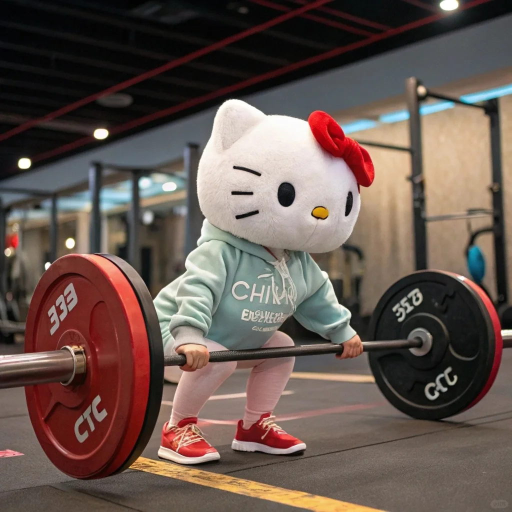 像不像你练臀?不努力你当我是hellokitty