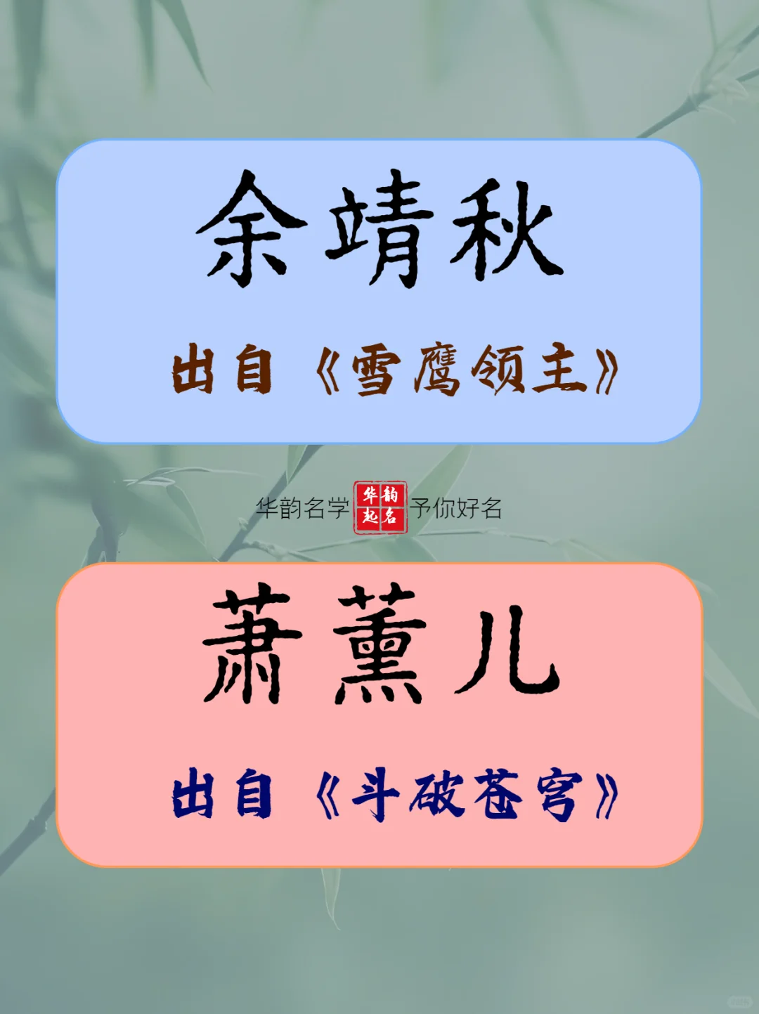 国漫的女主名字，年轻人的审美巅峰