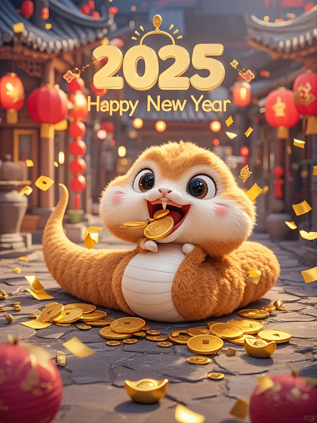 2025蛇年拜年祝福语合集来咯～附壁纸