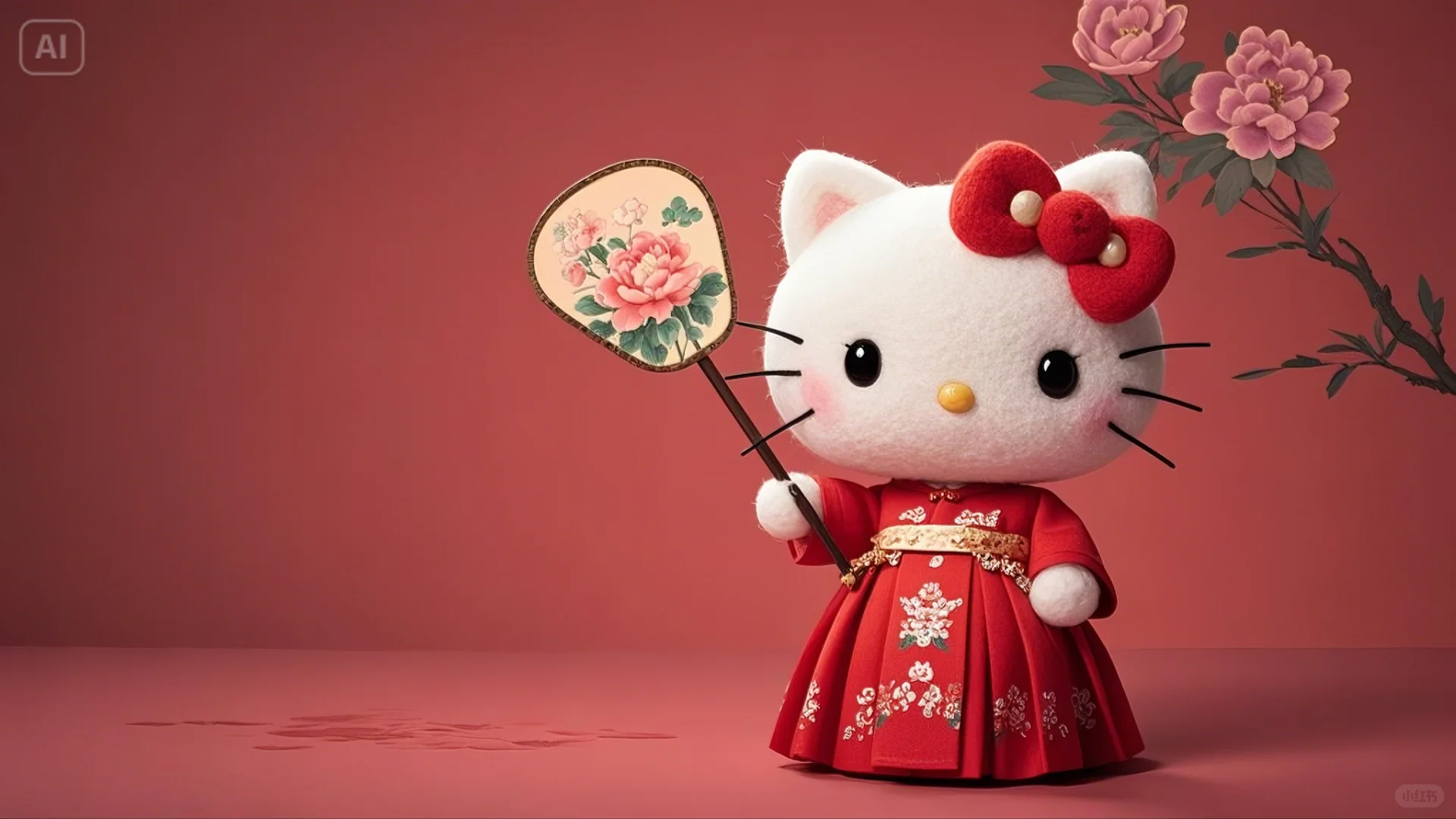 HelloKitty国色芳华系列电脑壁纸