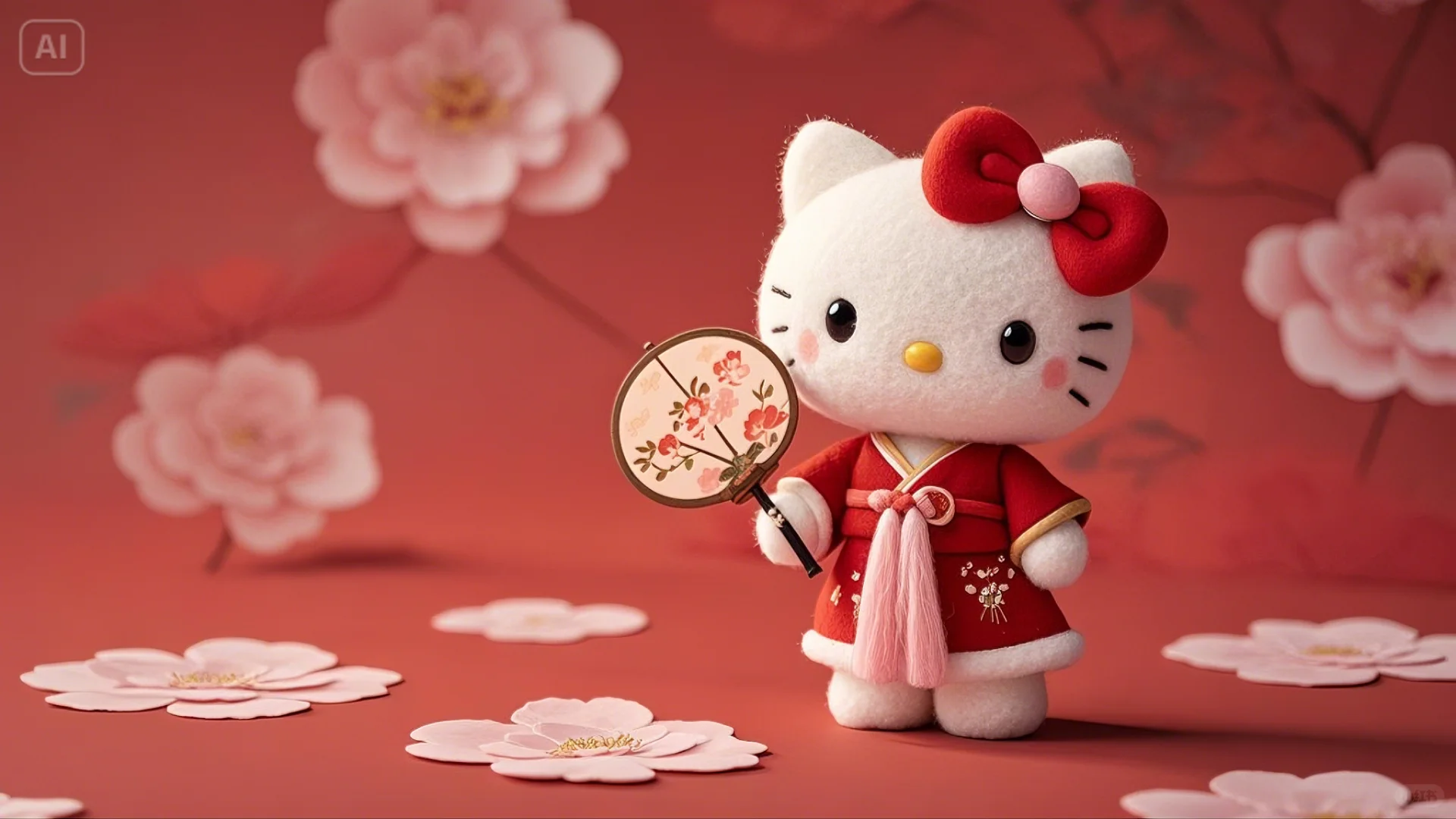 HelloKitty国色芳华系列电脑壁纸