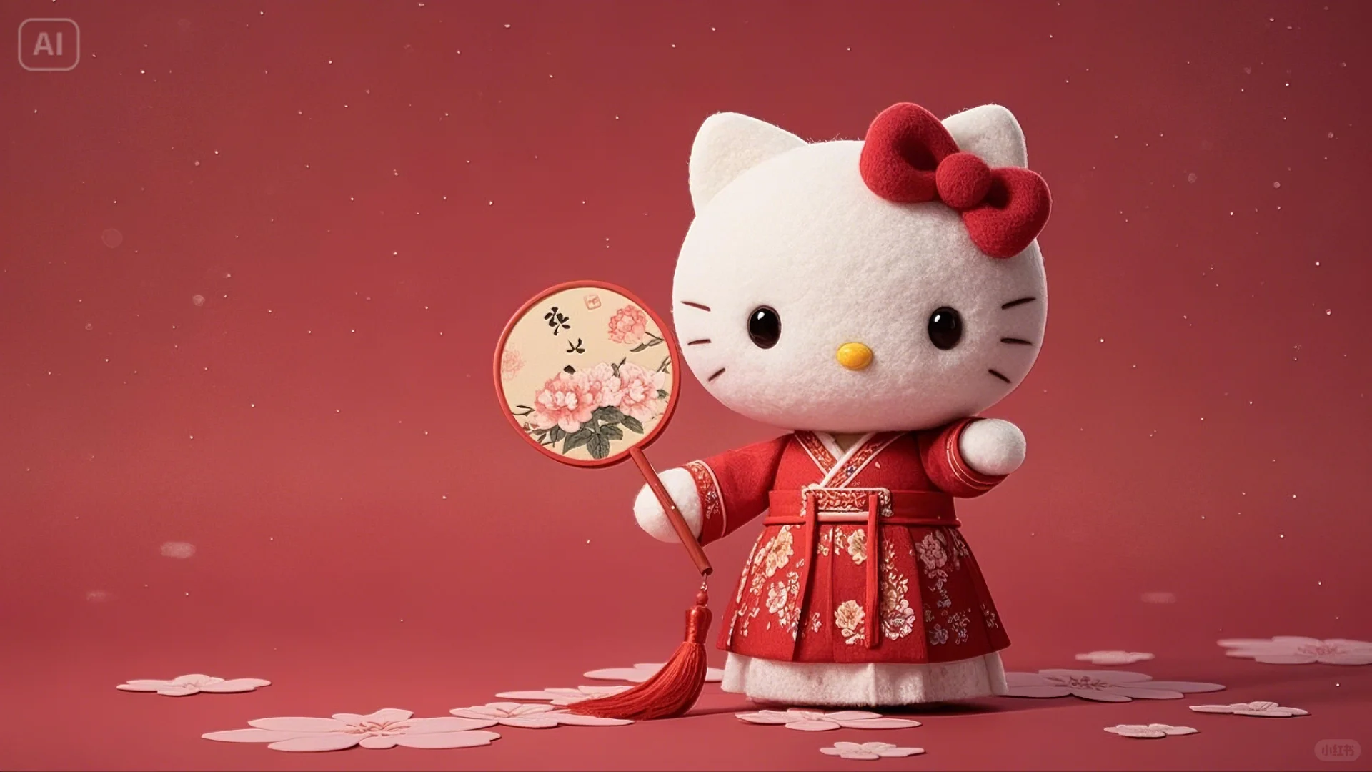 HelloKitty国色芳华系列电脑壁纸