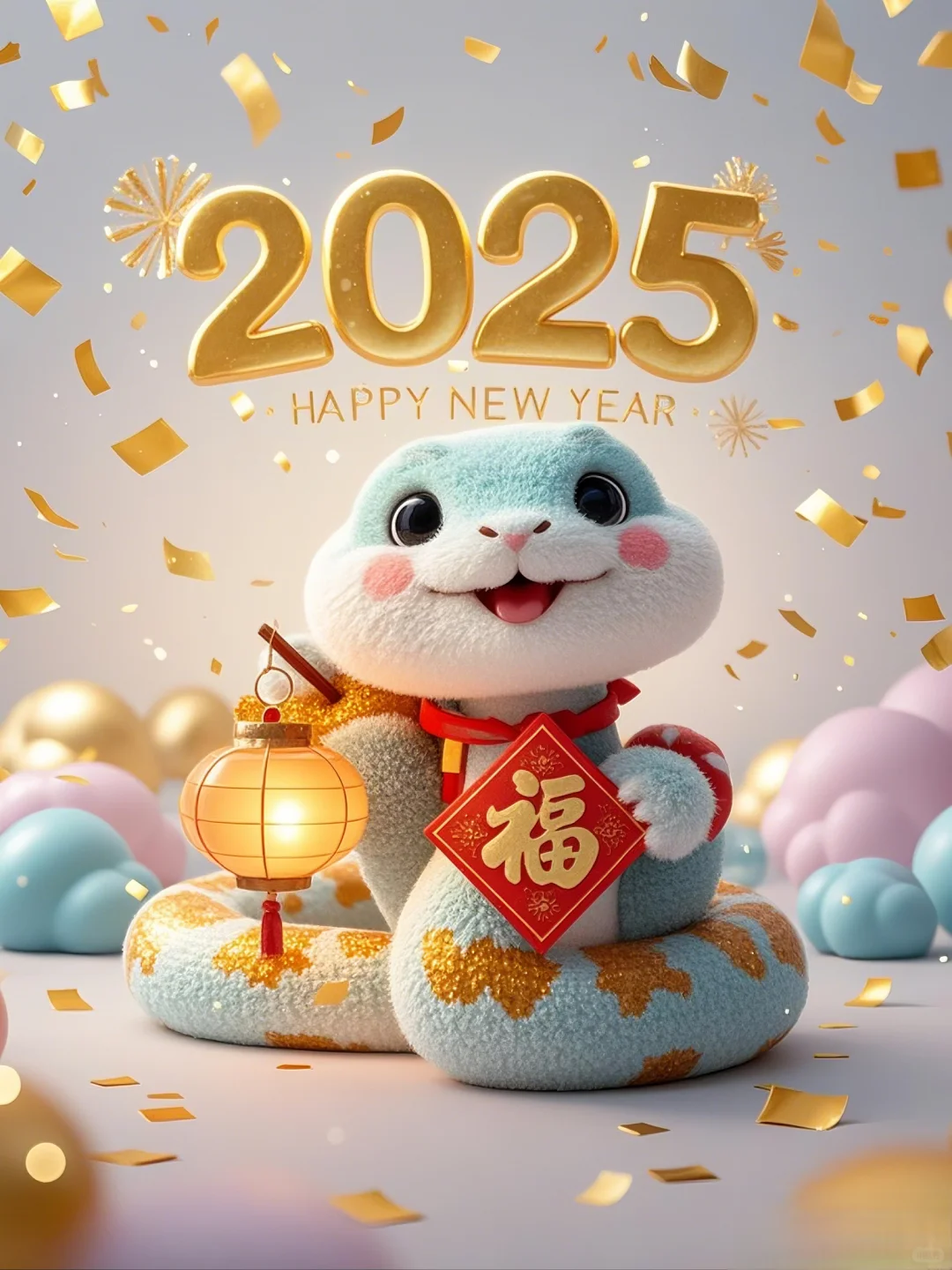 2025蛇年拜年祝福语合集来咯～附壁纸