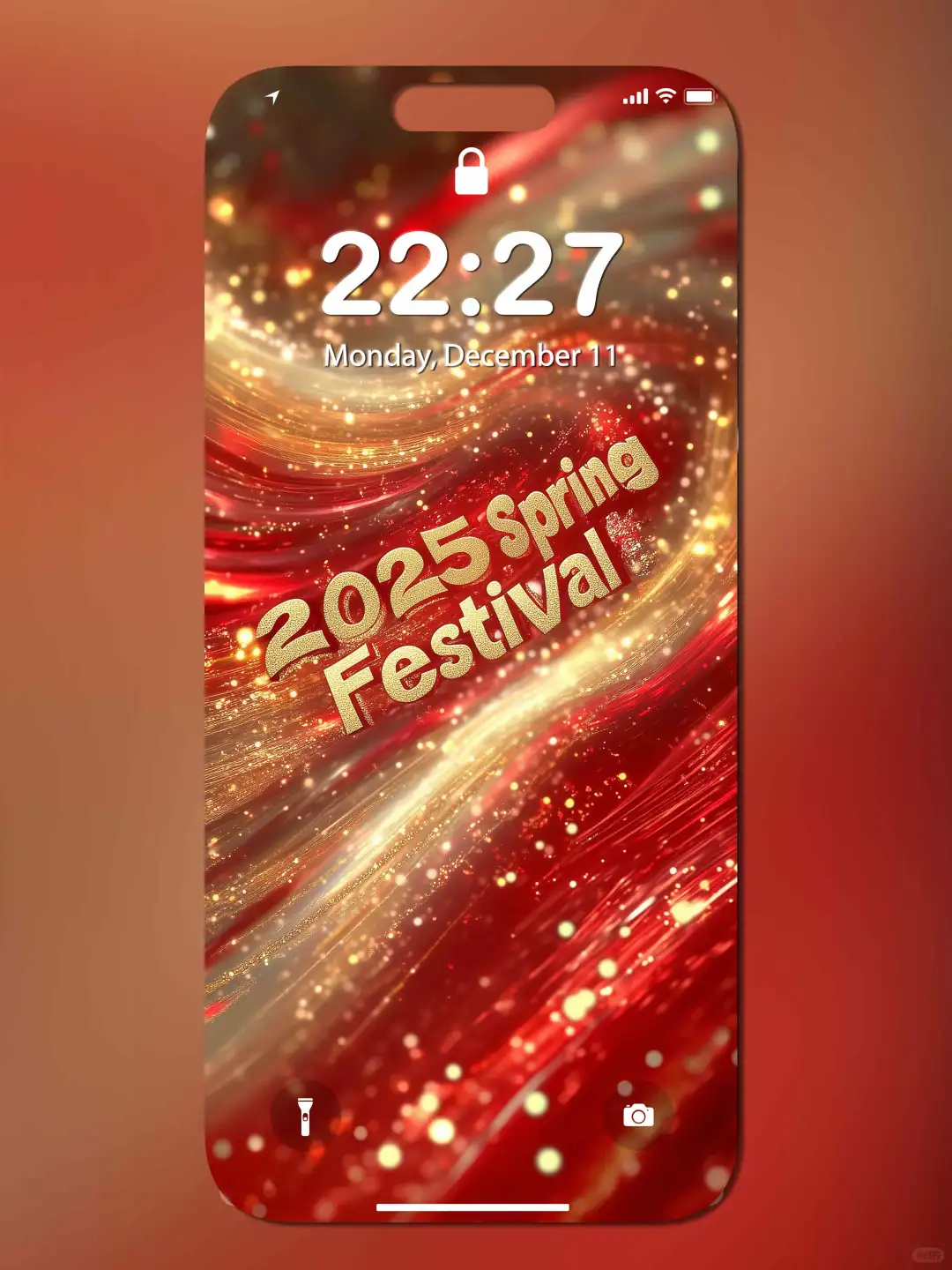 一套5图|2025春节发财新年快乐手机壁纸277