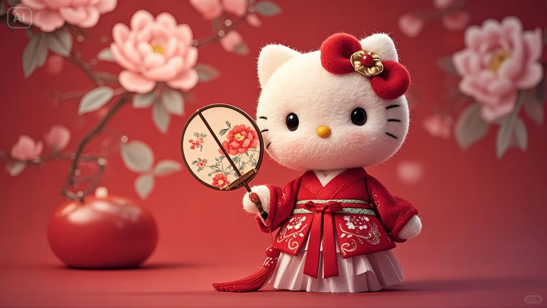 HelloKitty国色芳华系列电脑壁纸