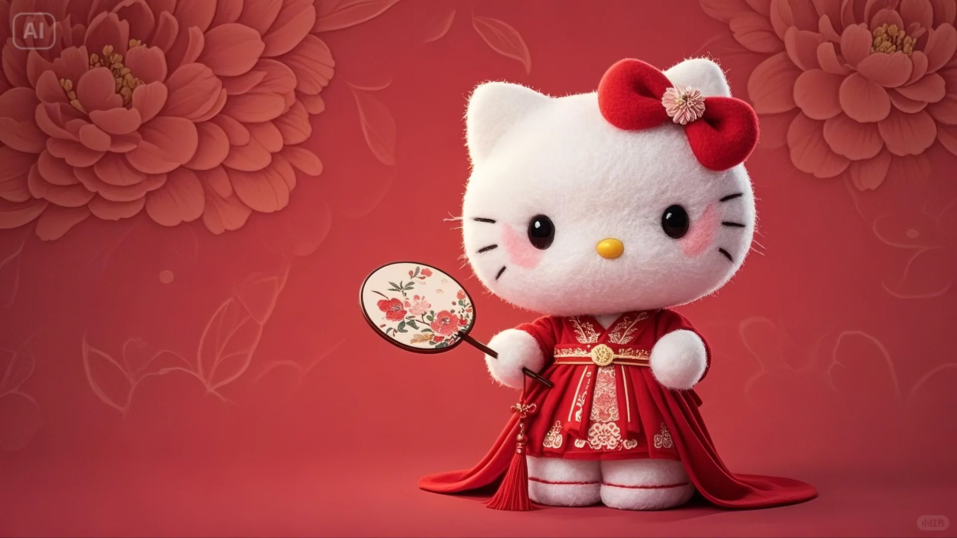 HelloKitty国色芳华系列电脑壁纸