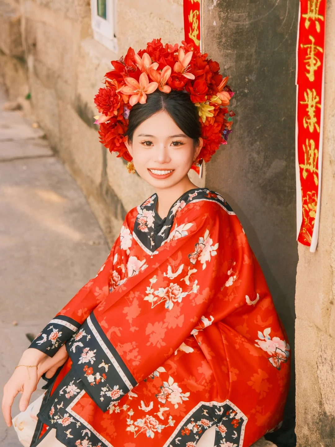 跟风打卡清汉女簪花写真️泉州簪花写真