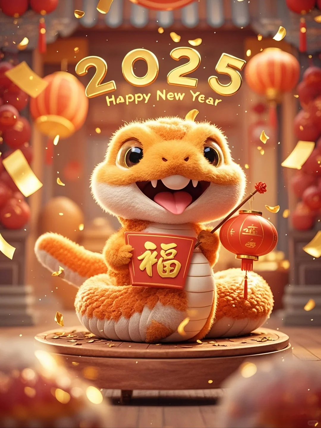 2025蛇年拜年祝福语合集来咯～附壁纸