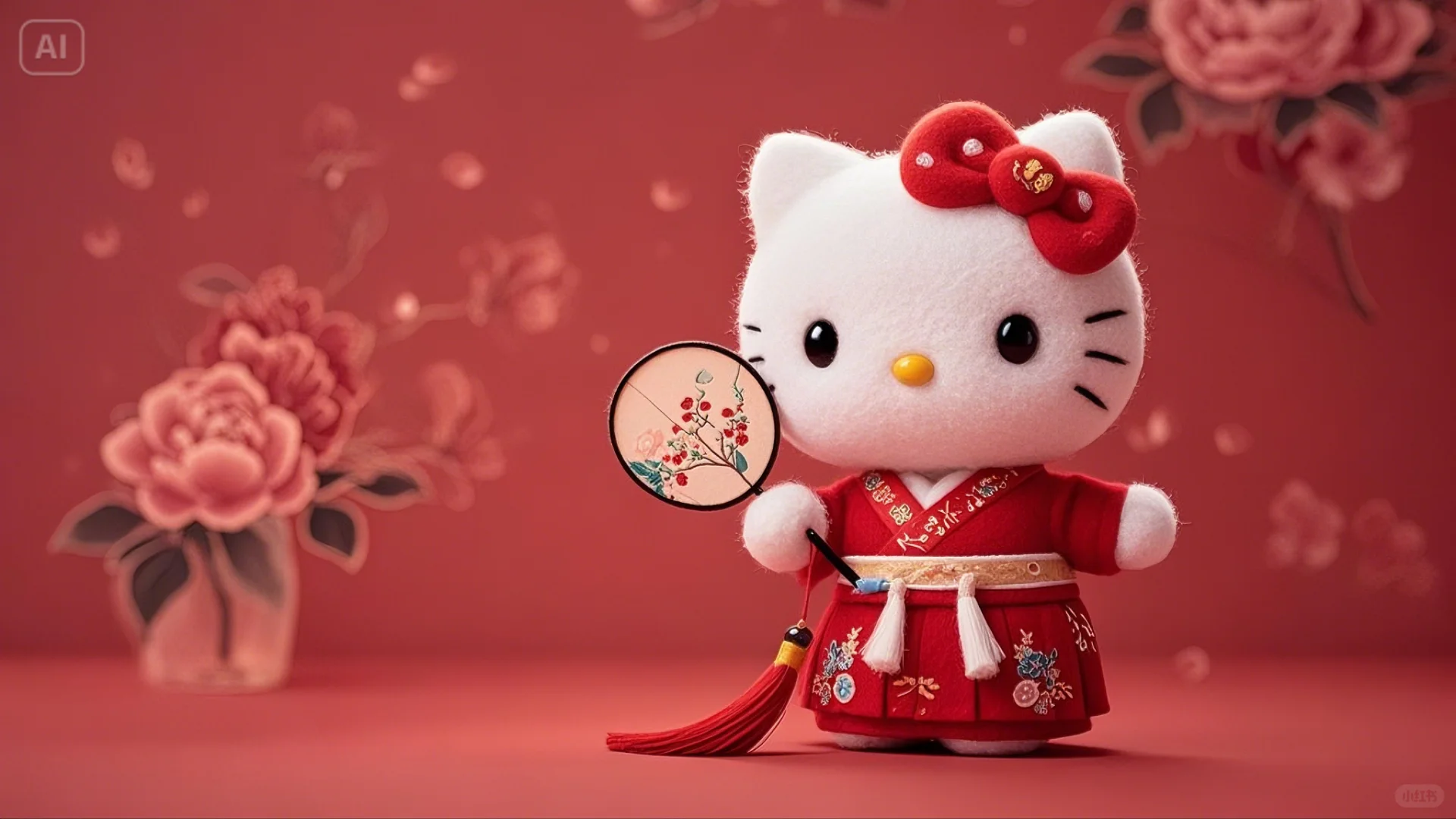 HelloKitty国色芳华系列电脑壁纸