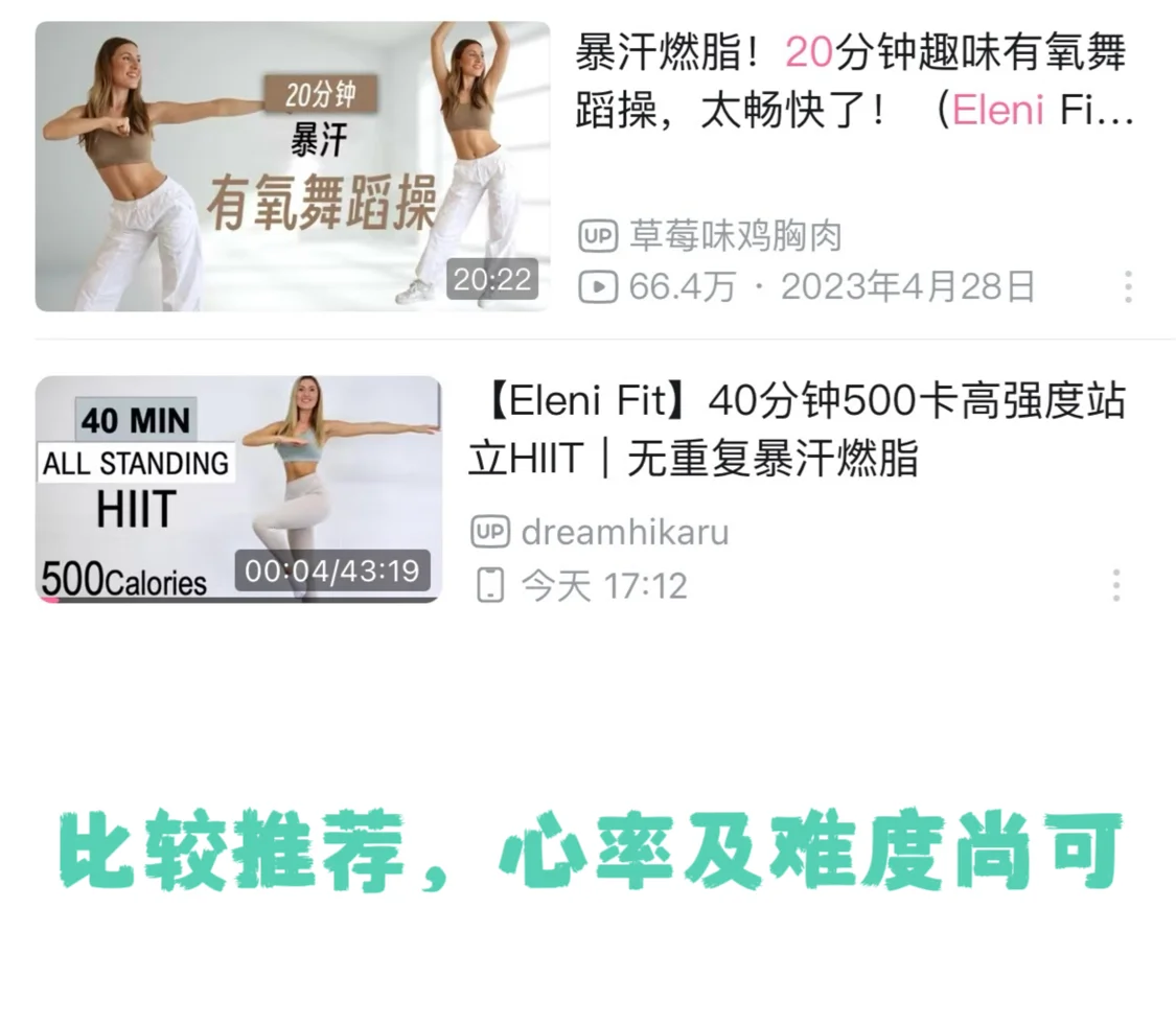 练了12套Eleni Fit的操，最喜欢这四套