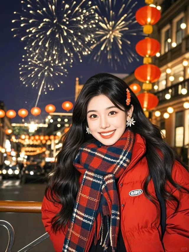 新年美女高清图片｜祝大家新年快乐！