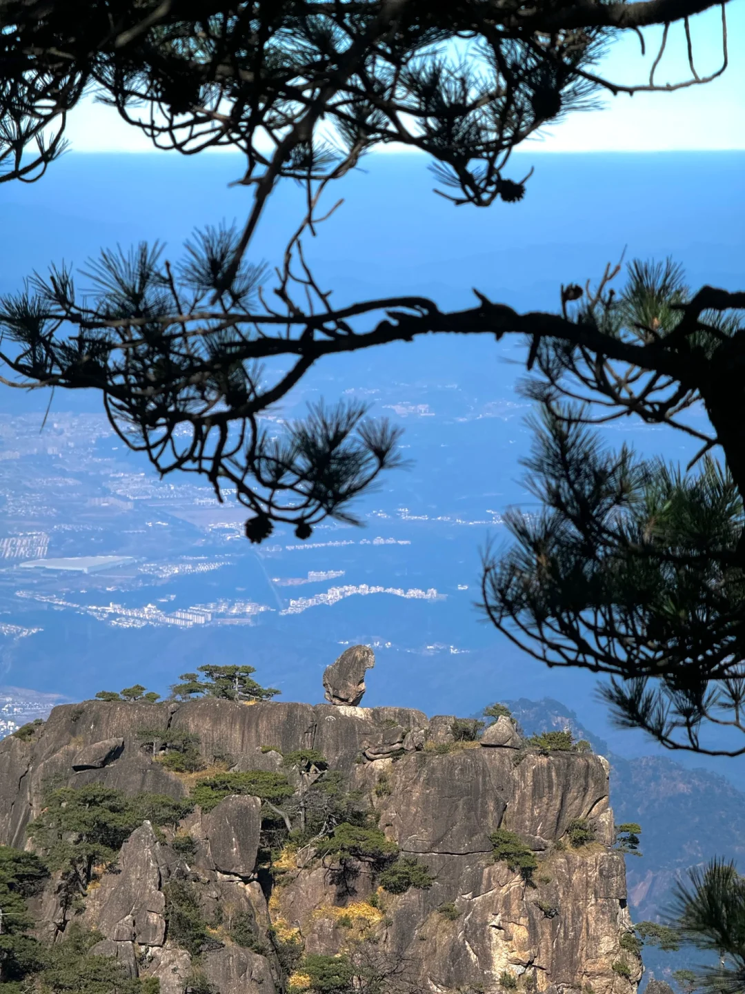 在黄山拍的美照别发朋友圈了