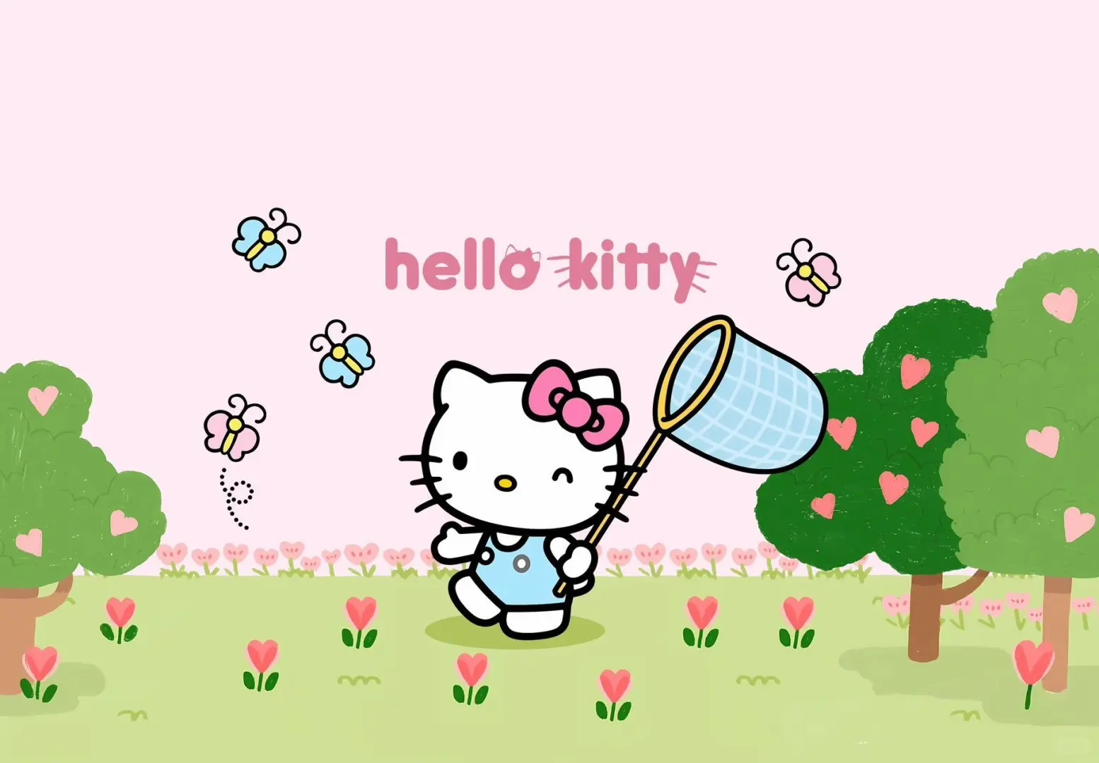 Hello Kitty游玩记｜平板壁纸HelloKitty 在