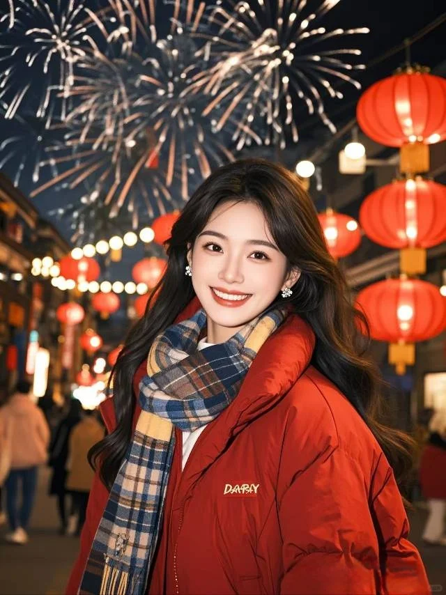 新年美女高清图片｜祝大家新年快乐！