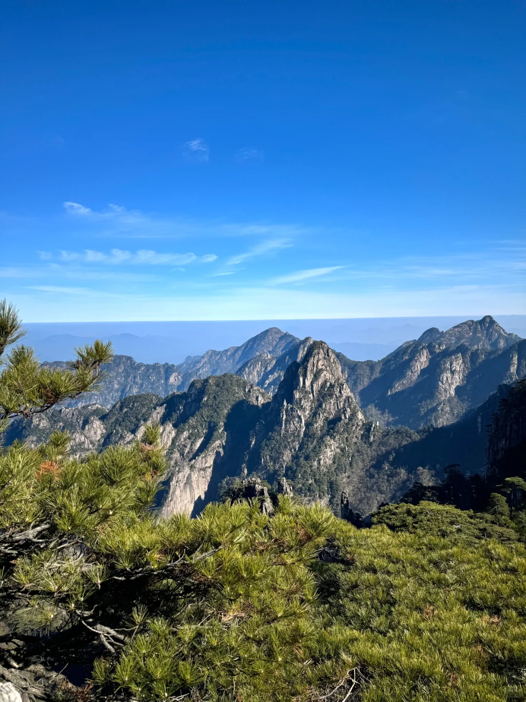 在黄山拍的美照别发朋友圈了