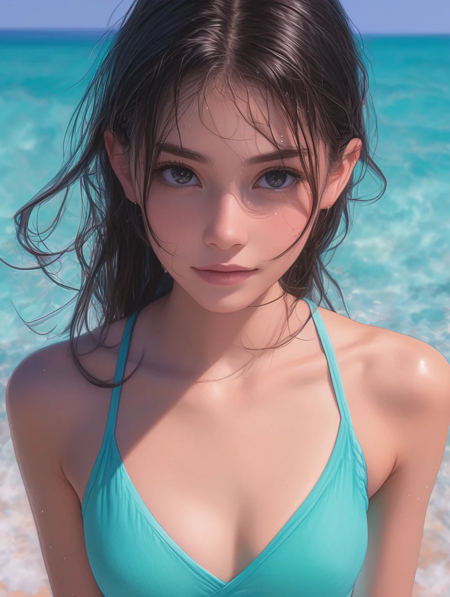 ?｜海边美女