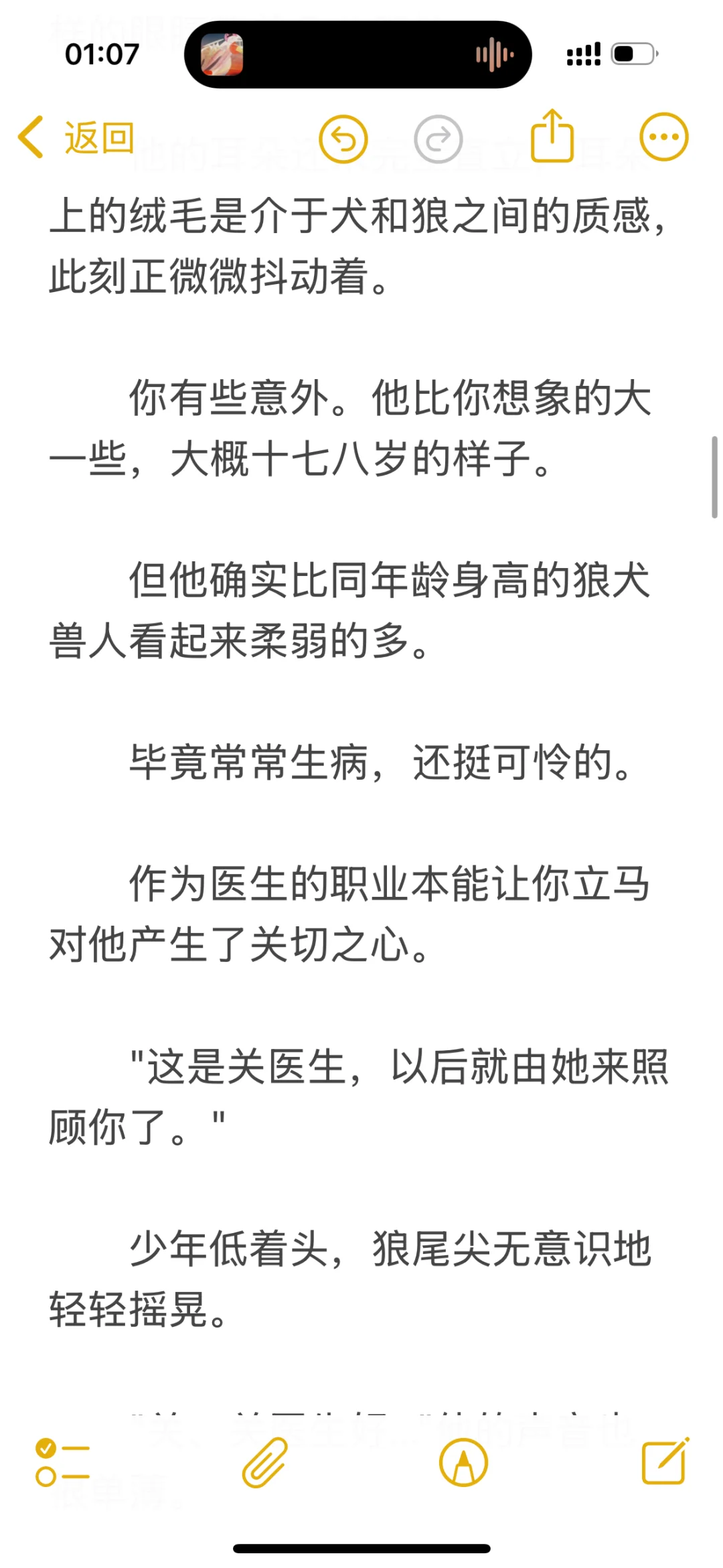 私人医生你️因为觊觎你频繁装病的狼犬