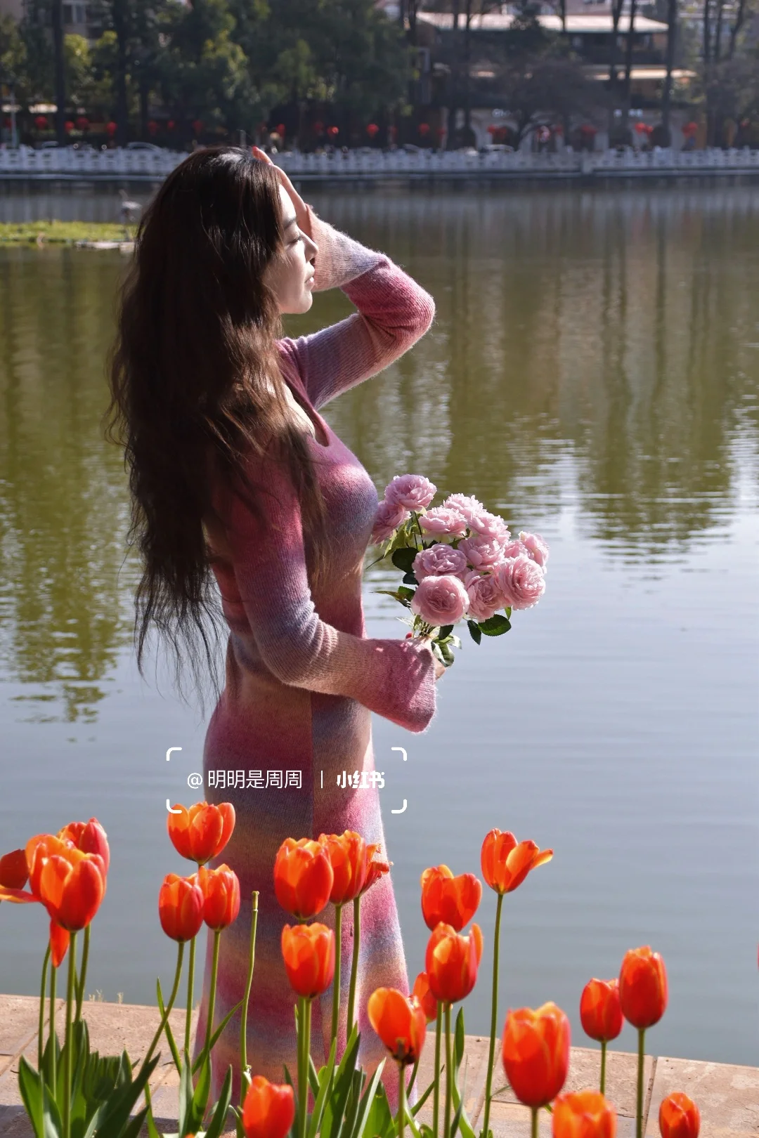 翠湖约拍｜比郁金香🌷更美的是美人