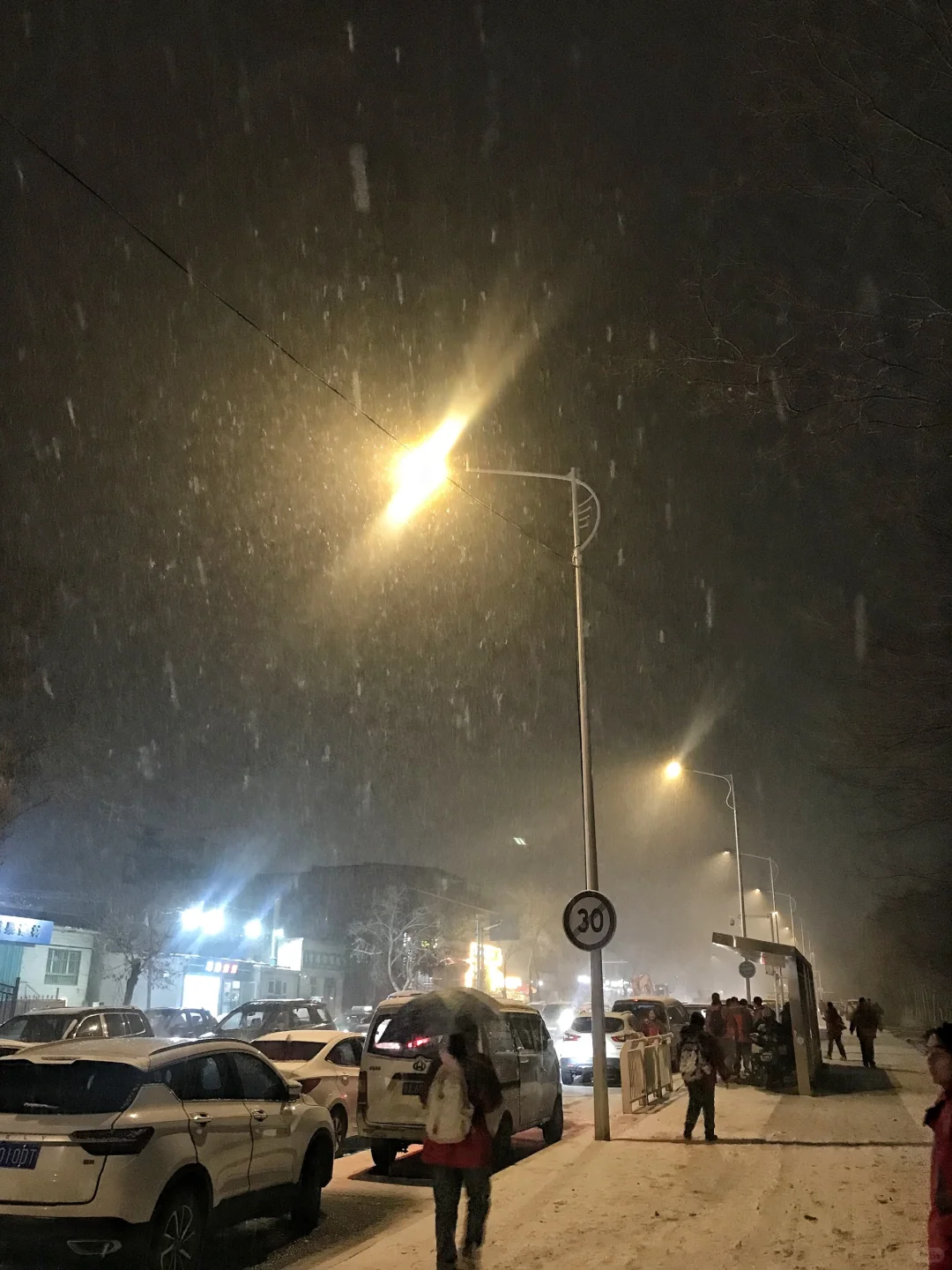 亲爱的 下雪了..