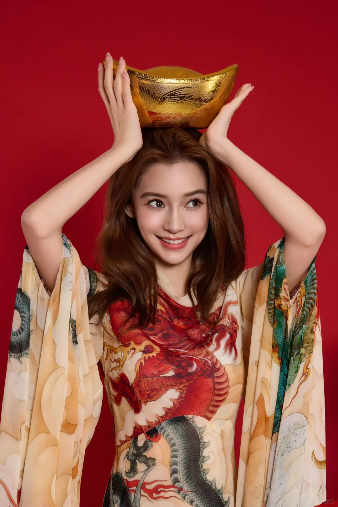 新年的Angelababy，美得令人心醉