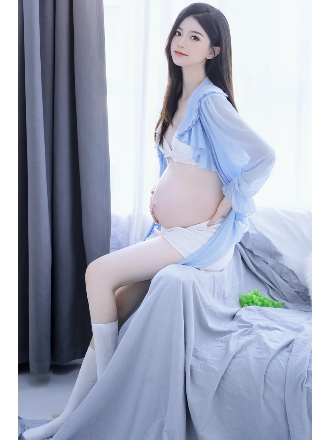 超爱这组孕妇照?是妈妈也是美少女吖?