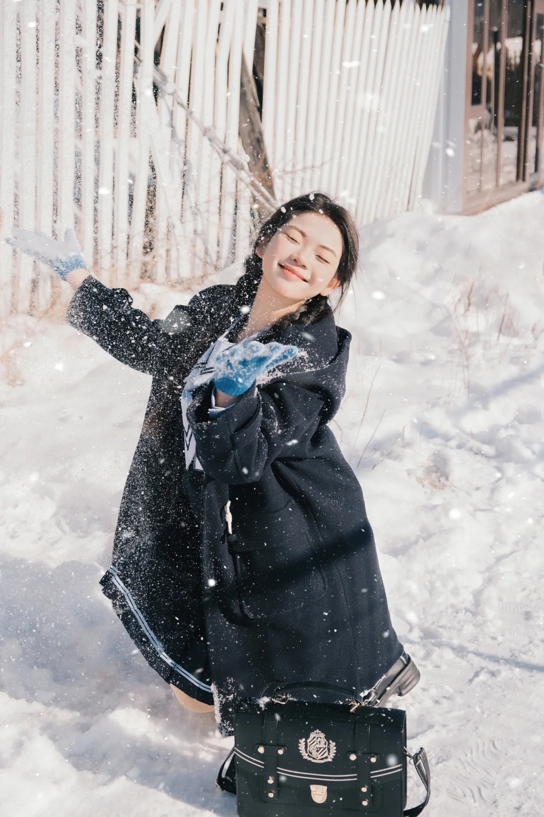 ️横道河子雪景写真｜雪景和jk的适配度好高