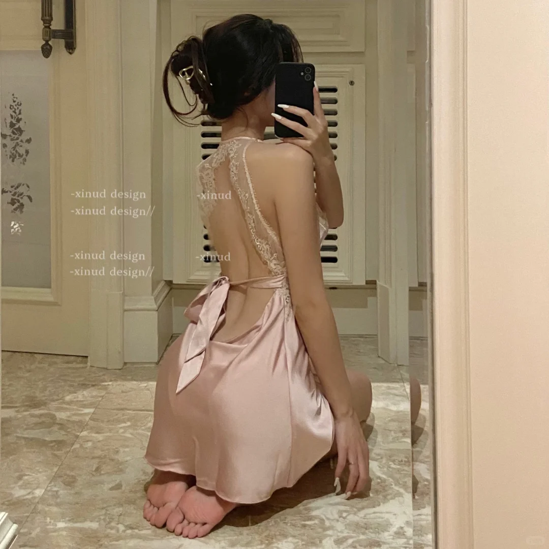 🌙夏夜必备✨性感纯欲睡裙👗