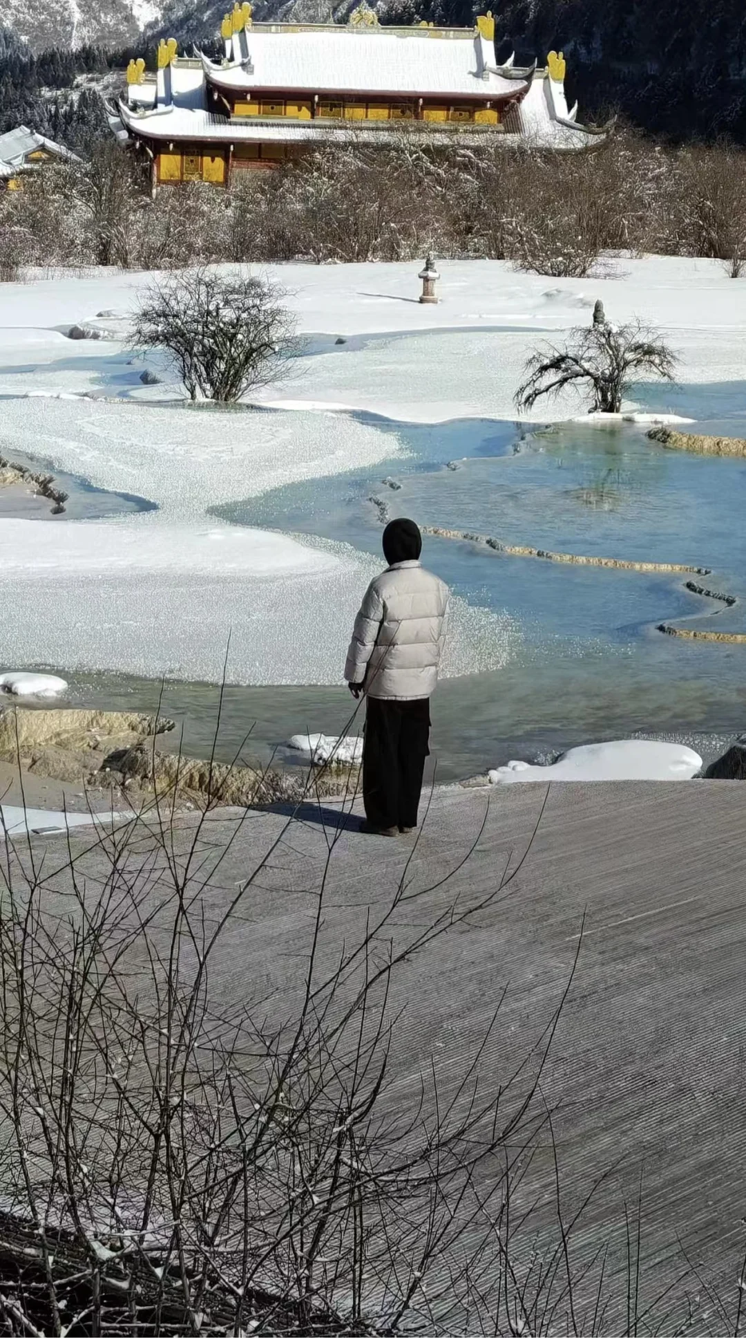 五彩池很出片，看看你们的五彩池美照