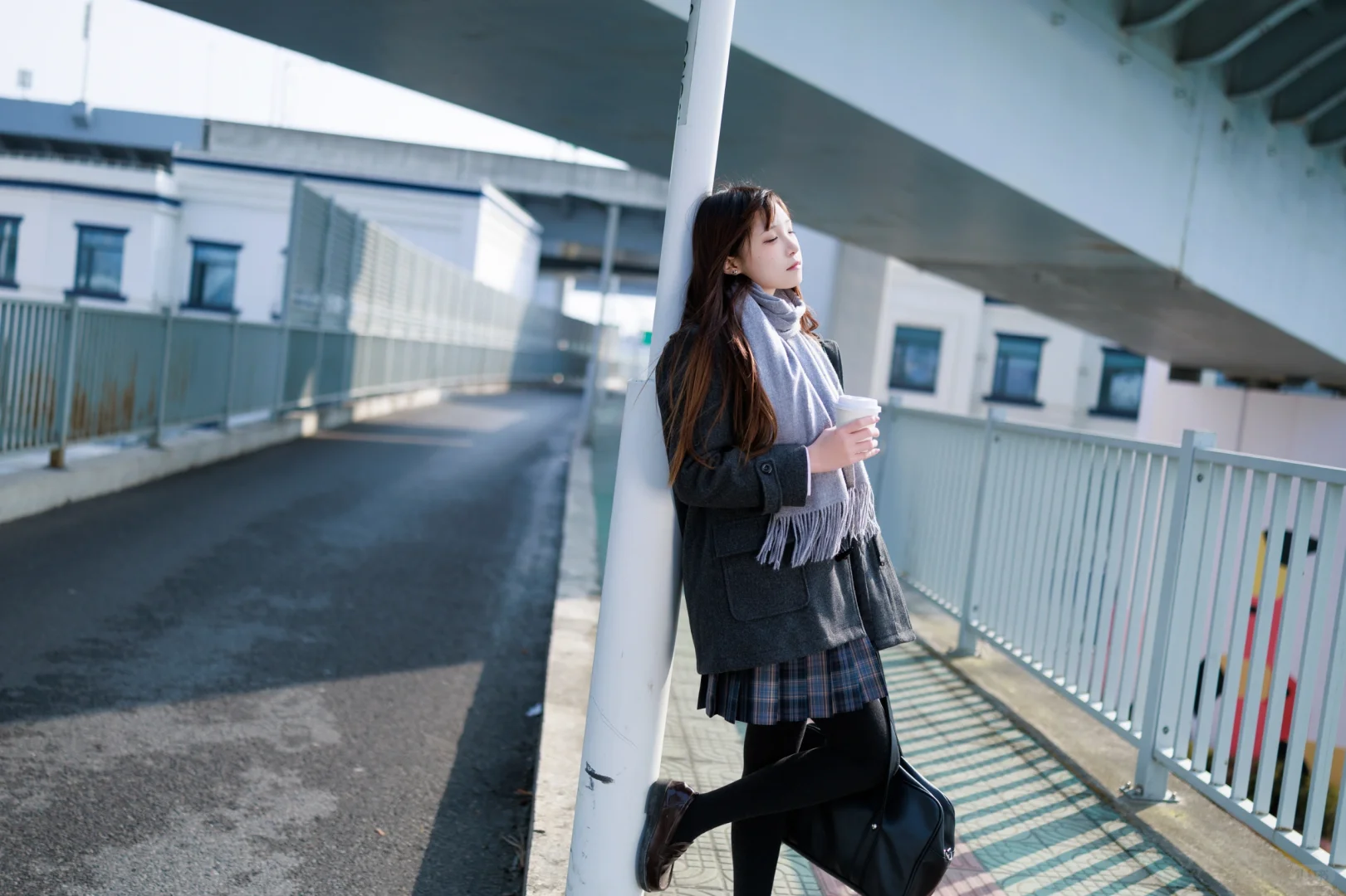 在上海拍到了日剧女主角