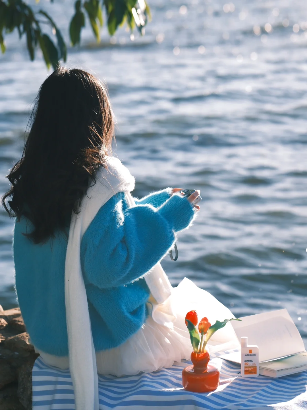 海边拍照|冬日旅行蓝调时刻| 胶片滤镜