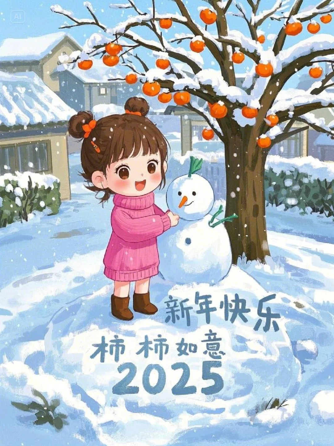 给大家提供几个2025新年专属祝福表情包