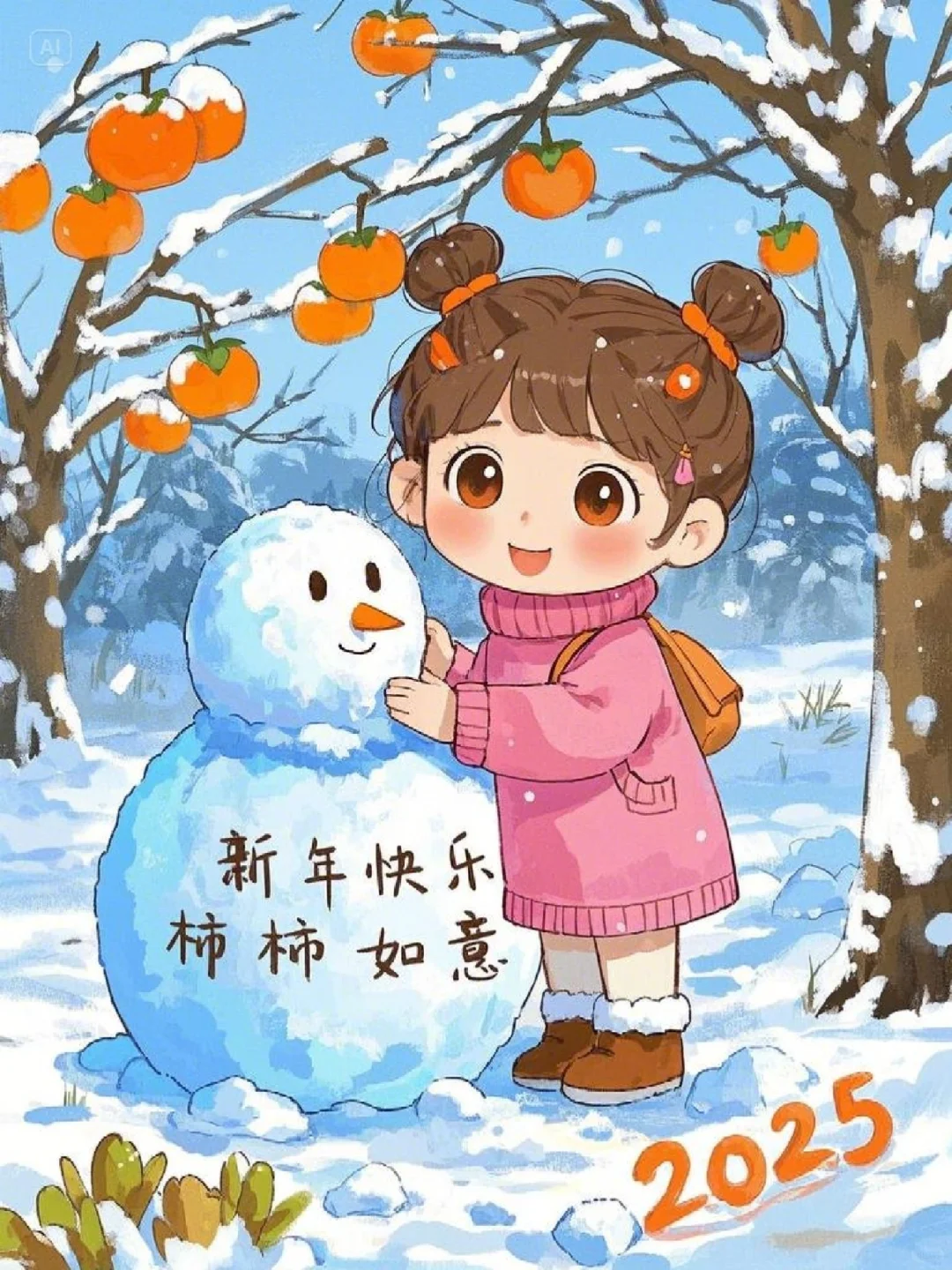 给大家提供几个2025新年专属祝福表情包🎉