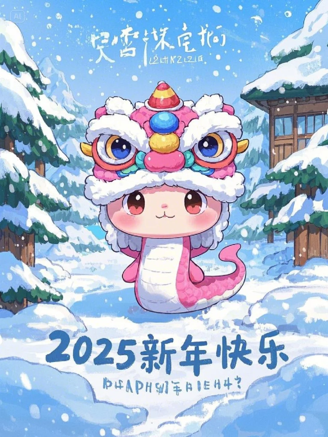 给大家提供几个2025新年专属祝福表情包