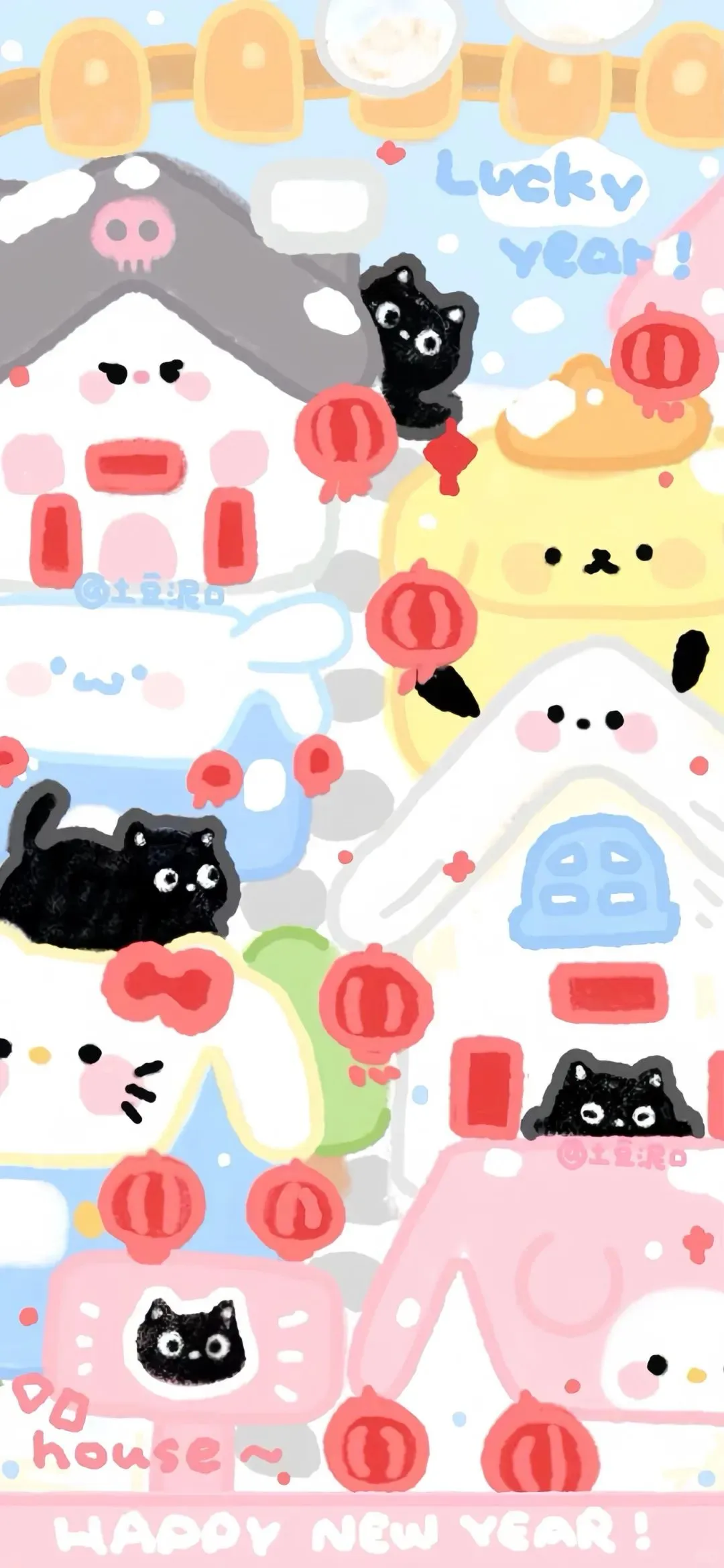 可爱的HelloKitty全屏壁纸